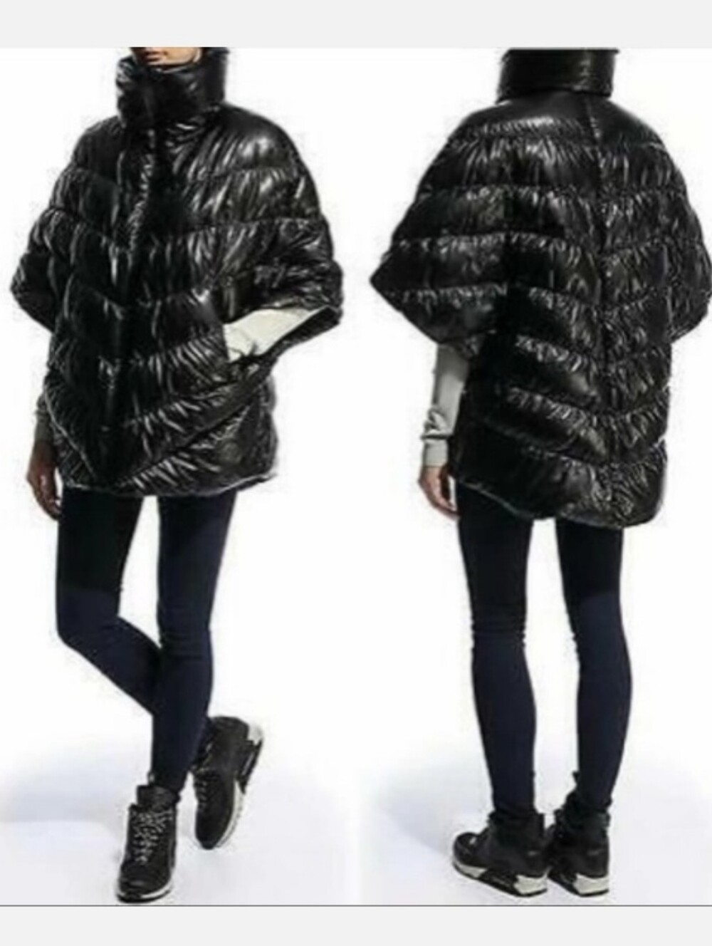 Nike Cascade Down Puffer Poncho Jacket Sz M Retail $300